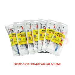 MECHANIC  DJ002 Conductive Adhesive Glue Silver for PCB Rubber Repair Conduction Paint Connectors Board Paste 0.2/1ML