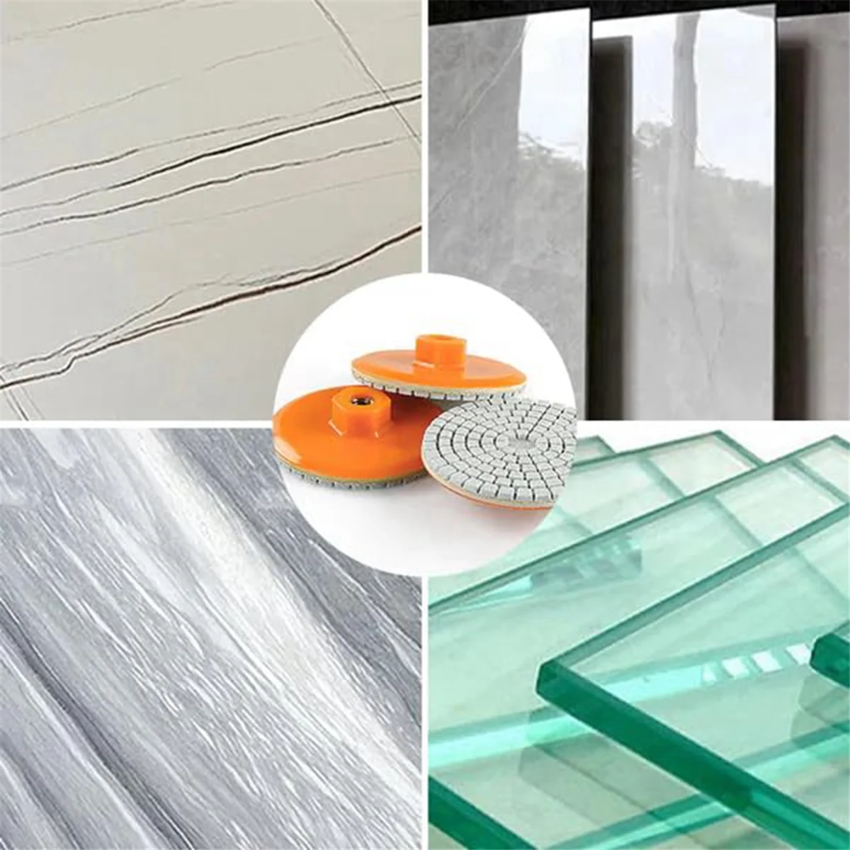 コンクリート大理石フロアグラインダーまたはポリッシャー,統合された石のトリミングと研磨ディスク