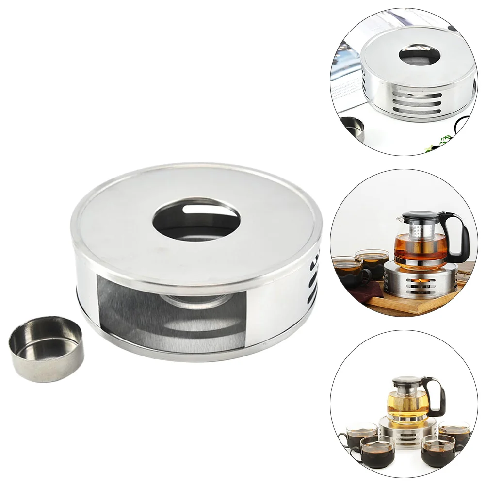 Tea Warmer Stove Teapot Base Stainless Steel Decoration Thermostat Heater