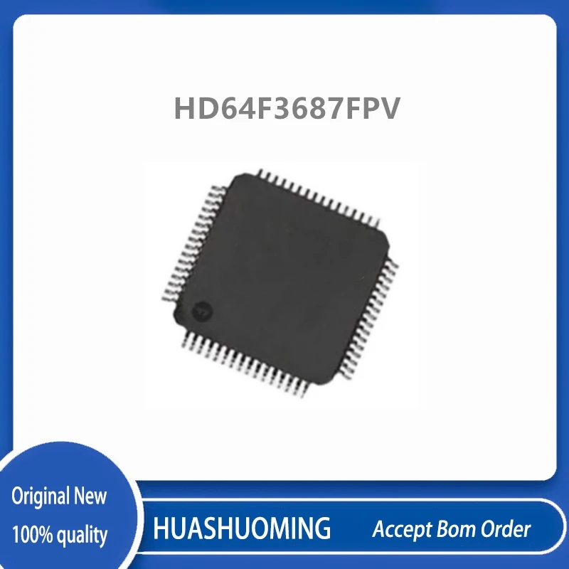 

1Pcs/Lot HD64F3687FPV DF3687FPV DF3687FPV H8/3687 QFP64