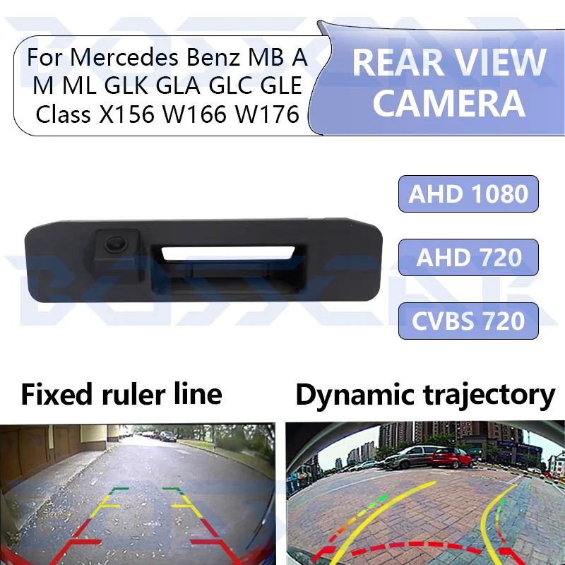 

HD камера заднего вида ночного видения для Mercedes Benz MB A M ML GLK GLA GLC GLE Class X156 W166 W176 парковочная камера заднего вида