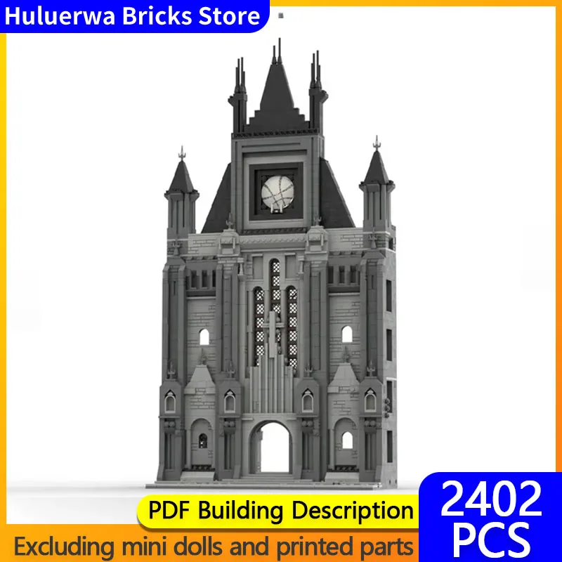 Popular Game Model MOC Building Bricks Medieval Castle Academy Modular Technology Gifts Holiday Assemble Children Toys Suit