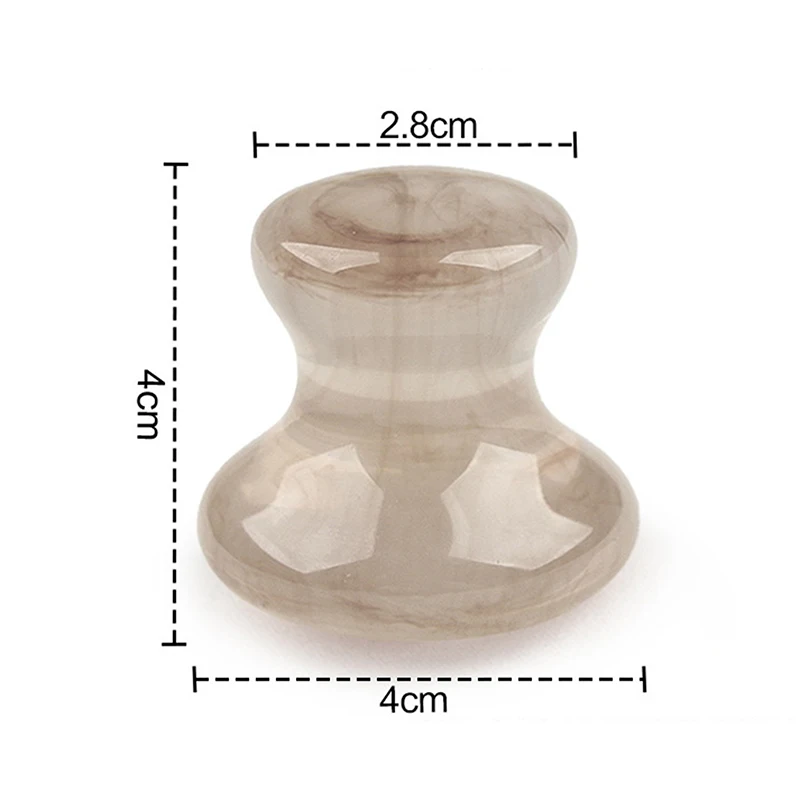 1 PCS Eye Neck Care Slimming Tools Health Beauty Tools Natural Resin Mushroom Shape Massager Facial Roller Beauty Massage