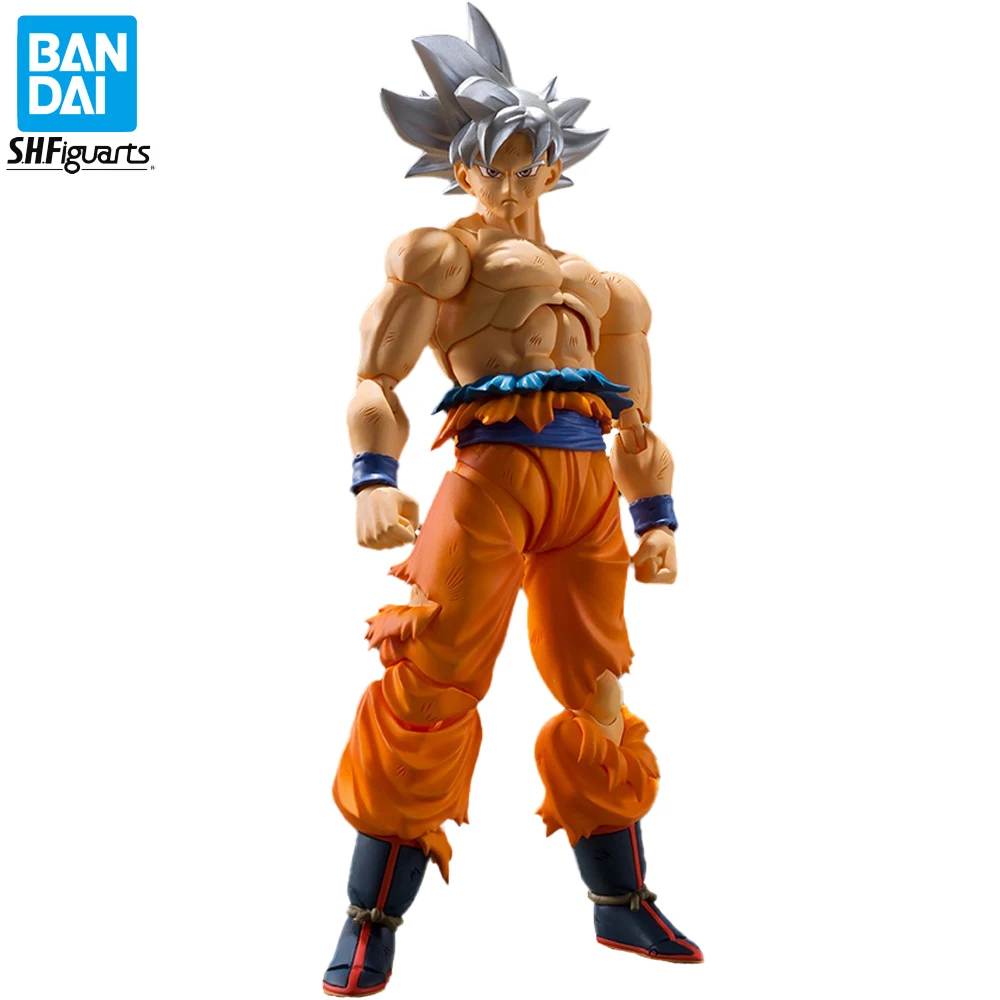 BANDAI Dragon Ball S.H.Figuarts Son Goku Selfish Secret (Autonomous Ultra Instinct) (Reissue) 140 mm Action Figure Model Toys