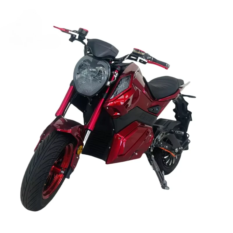 

SXLL 72V 2000W Electric Racing Motorcycle for Adults Heavy Bike Touring at 70km/h Speed Adult Electric Motorbike Scooter Motor