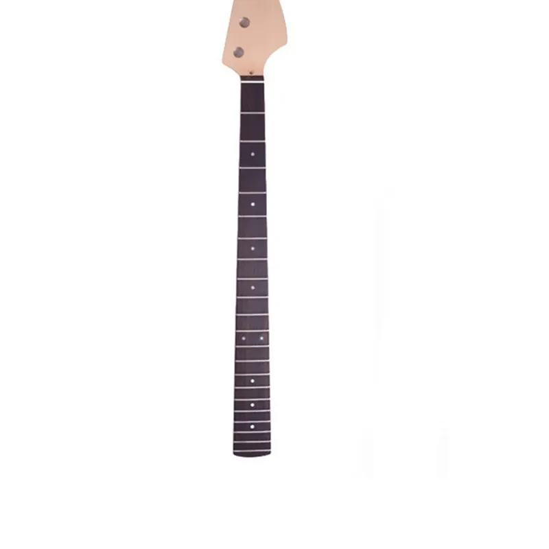 4Strings Musical Instruments Accessories 21 Frets Electric Bass Guitar Neck Dots Maple Matte Rosewood Fingerboard Truss Rod