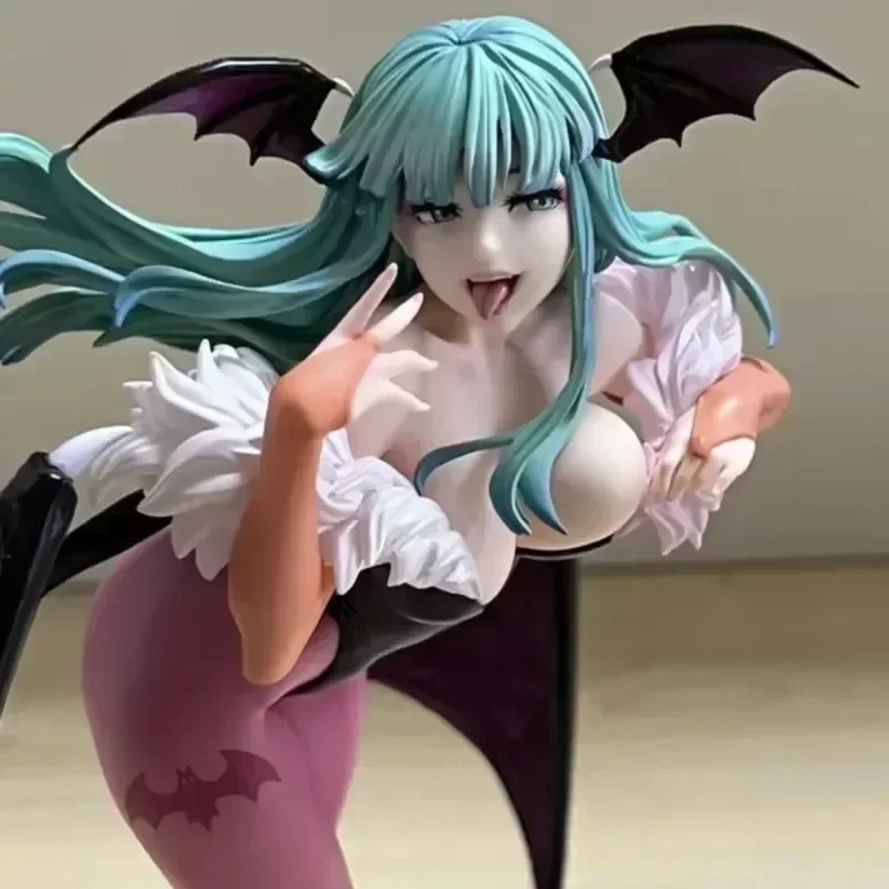 Anime Peripherals Morrigan Aensland Demon Warrior Vampireed Hunter Figure Darkstalkers Bishoujo Collection Decoration Model Toys