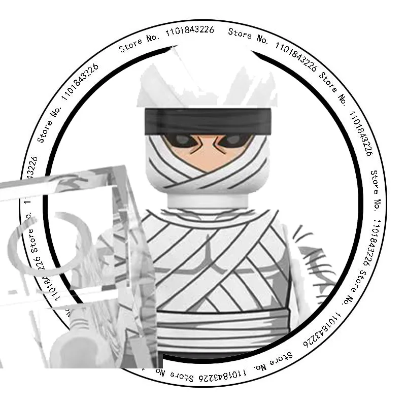 WM6152 Naruto Bausteine Ootutuki Momoshiki Mitsuki Gaara Namikaze Minato Tobirama Actionfigur Zubehör für Kinder