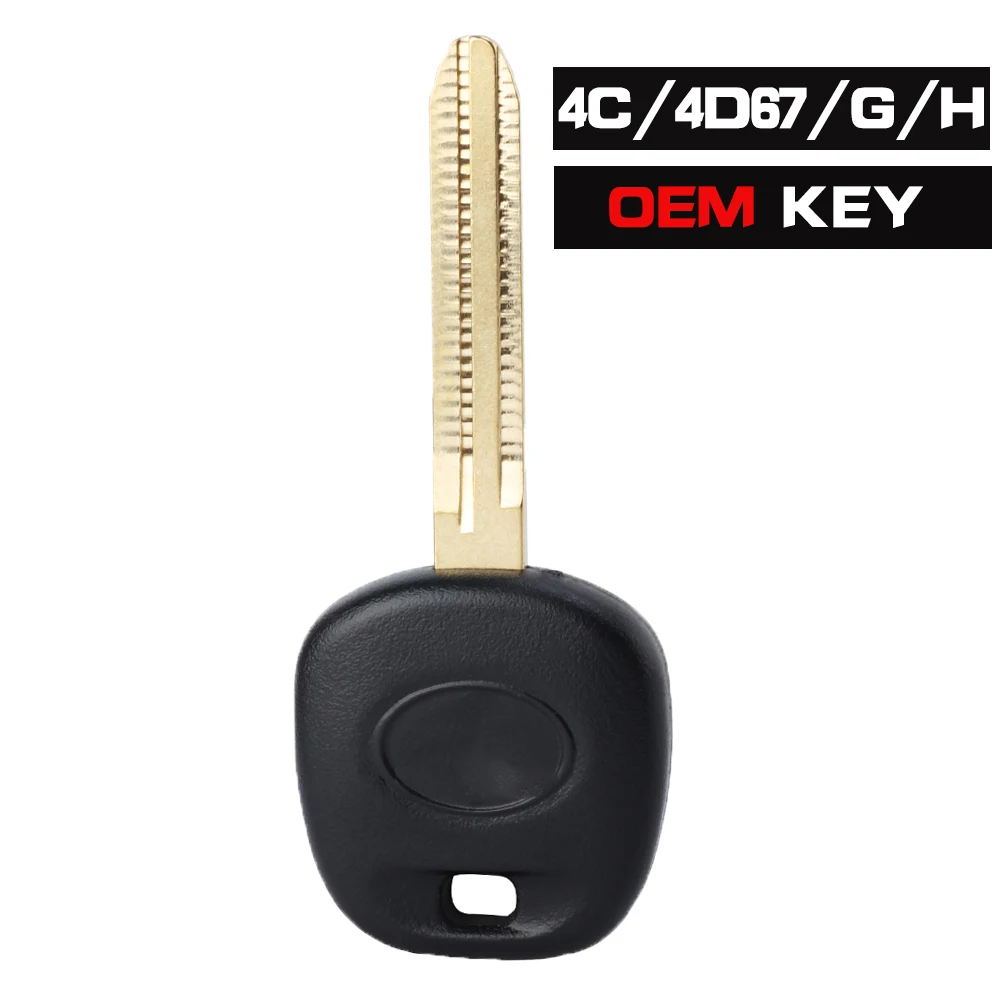 KEYECU OEM Transponder Key G / 4 d67/4C/H Chip per Toyota Highlander Land Cruiser Camry 4runner Rav4 2009-2019 non tagliato