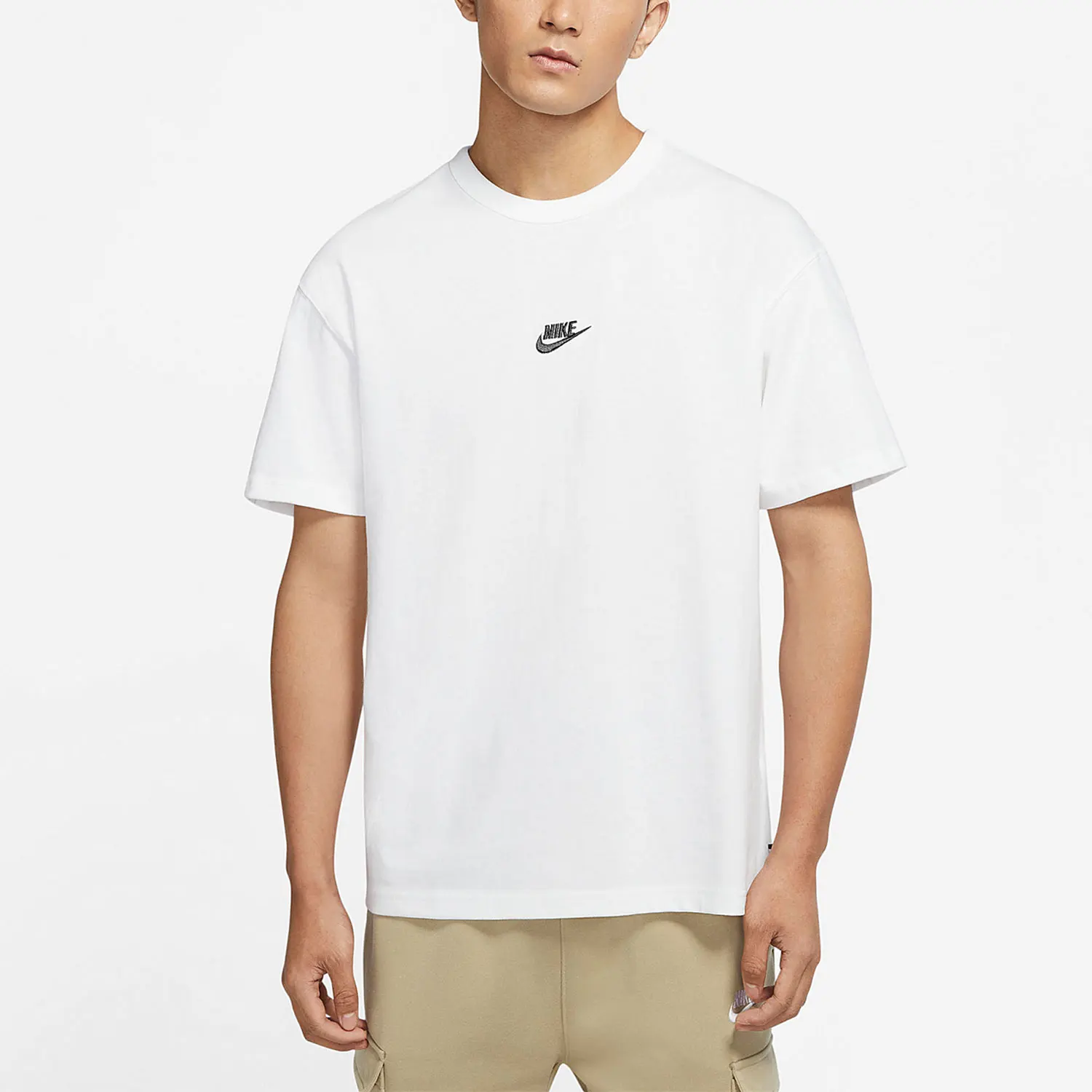 

Nike genuine Men's Casual Running Training Round-Neck T-Shirt DO7393-100