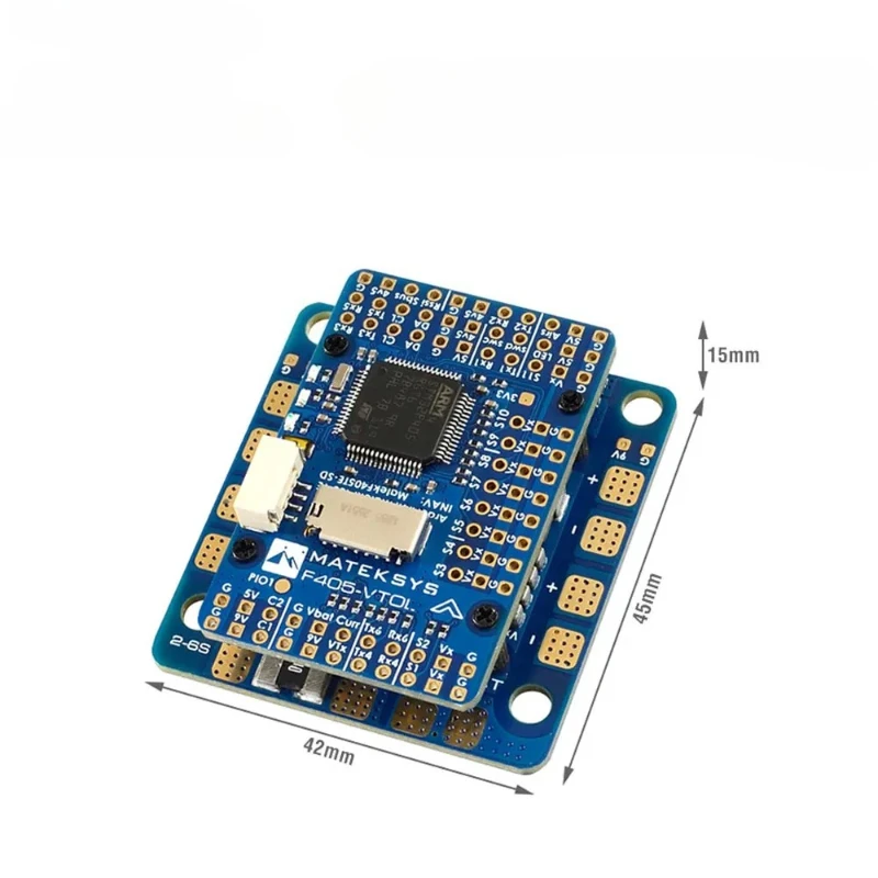 

1pcs F405-VTOL M32F405RGT6 Flight Controller Built-in OSD MicroSD Card Slot 2~6S For FPV RC Drones Multirotor