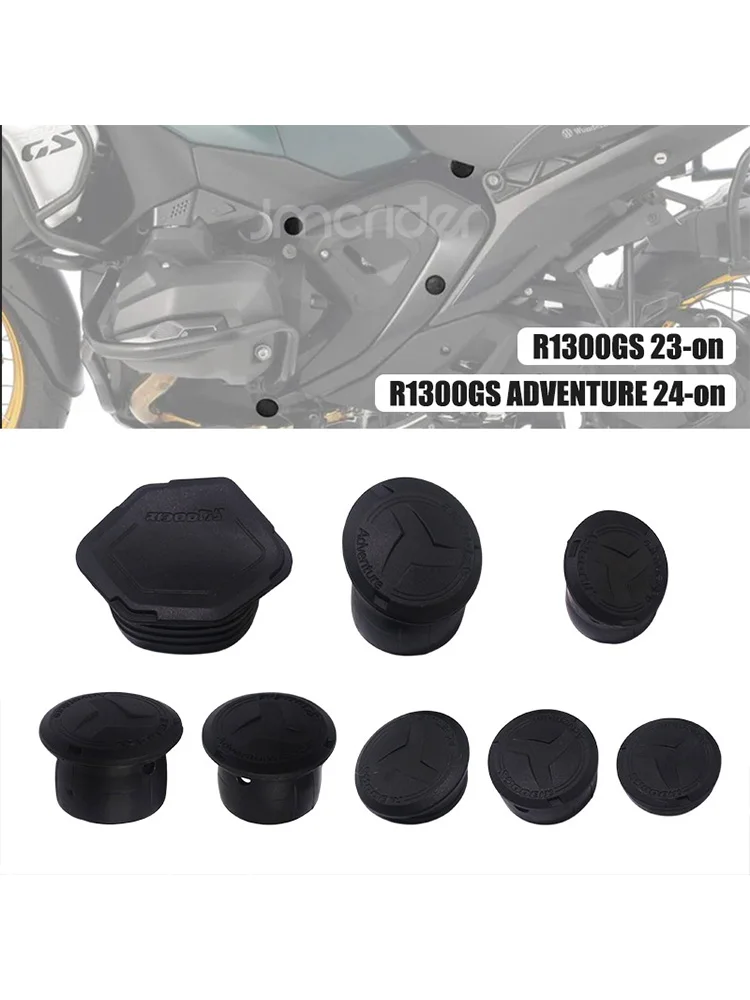 R1300GS Adventure 2024-couvercle de trou de cadre bouchons pour BMW R1300GS gs1300 2023- R 1300 GS Kit de décoration de capuchon de cadre de moto