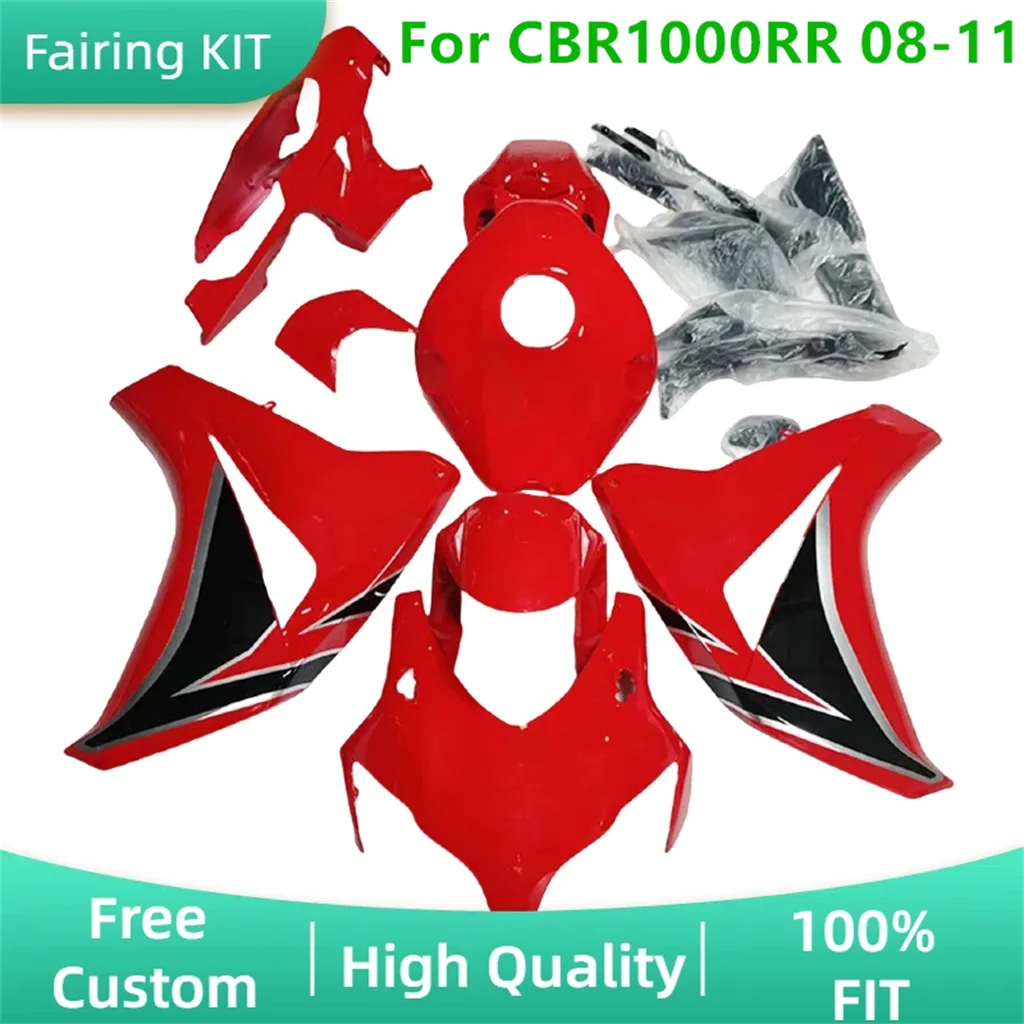 Free Custom Motorcycle Fairing Kit ABS Injection Bodywork Bodykits for HONDA 08 09-11 CBR1000RR 2008 2009 2010 2011 CBR 1000RR