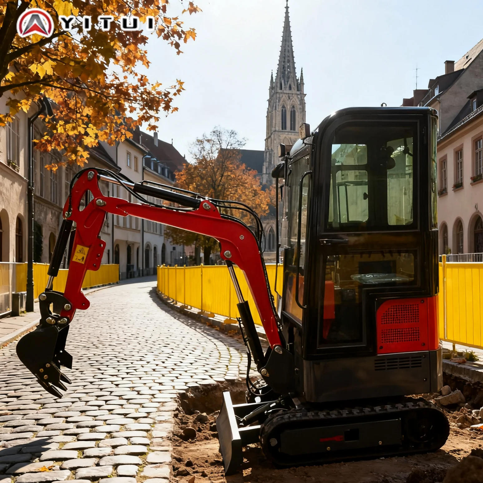 Minibagger, hydraulischer Bagger, kompakte, einfache Transportmaschinen für den Einsatz in Haus, Garten, Bauernhof und kleinen Bauen, individuell angepasst