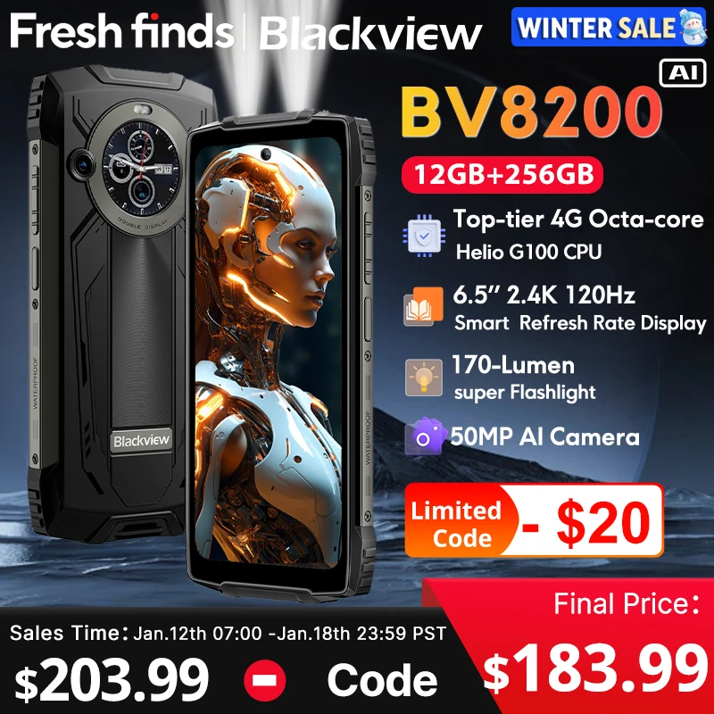 【World premiere】Blackview BV8200 Rugged phone 6.5