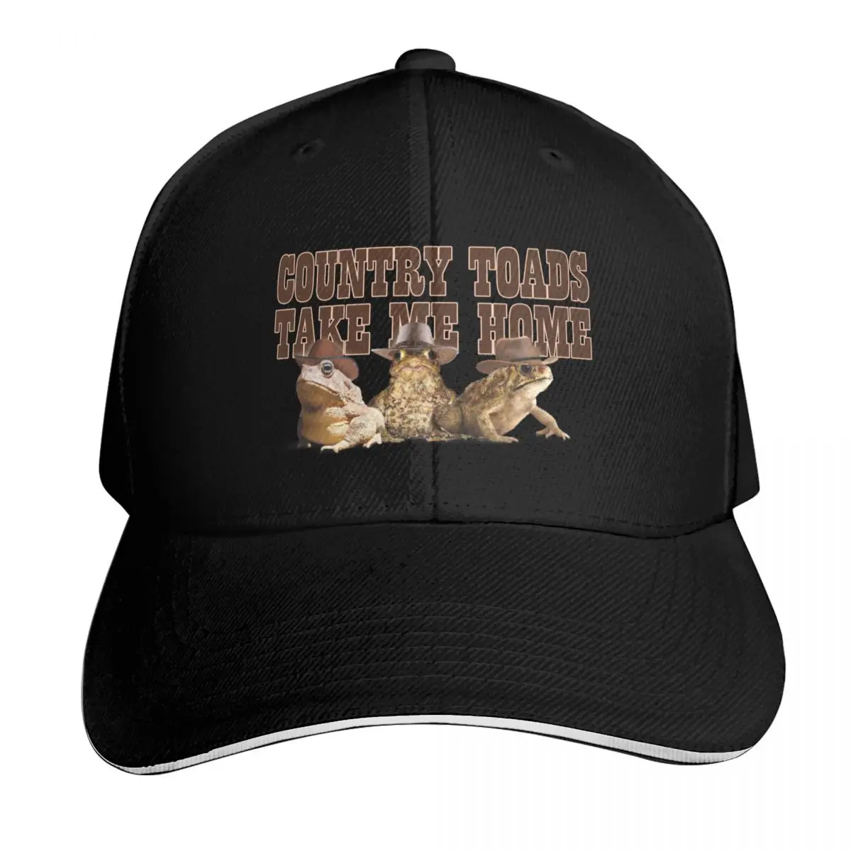 Country Toads Take Me Home Baseball Cap Unisex for Men Women Outdoor Golf Running Hiking Summer Beach Travel