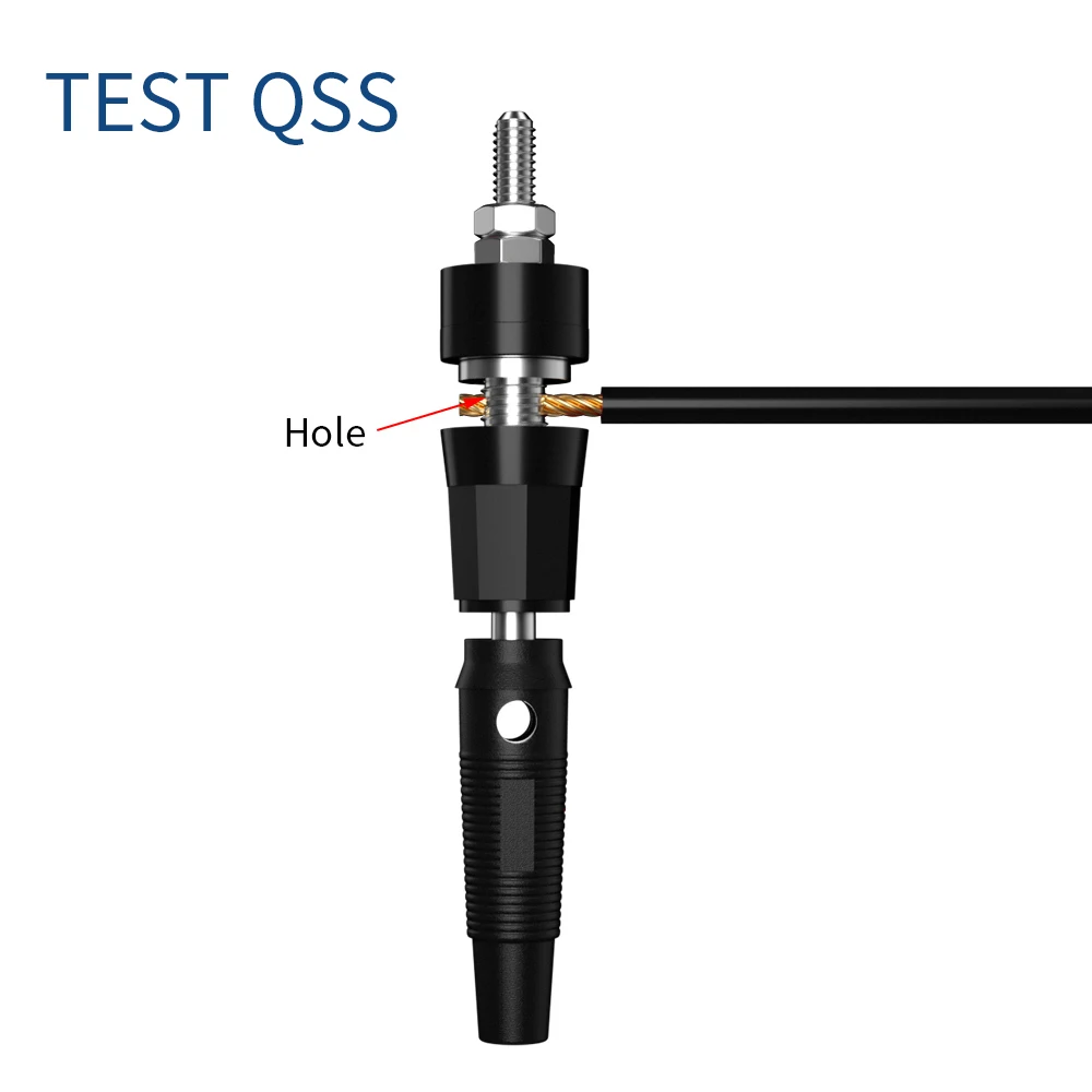 QSS 5PCS 4MM Banana Socket Binding Post Nut Banana Plug Jack Electrical Connector Terminal DIY Parts Q.50010