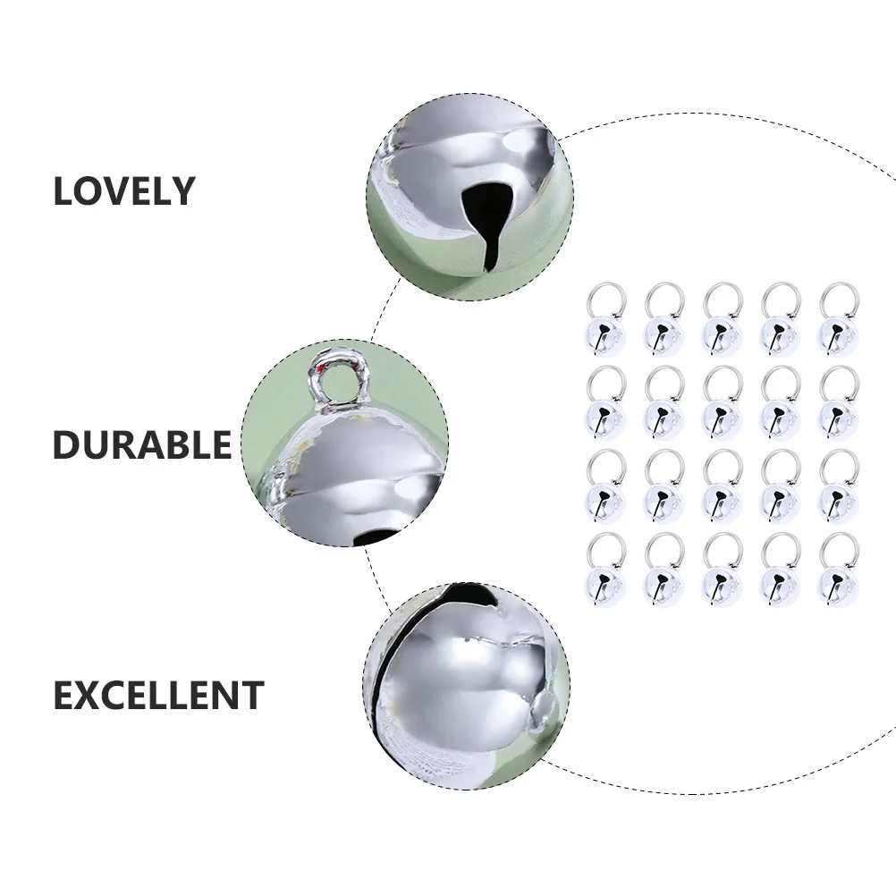 20 قطعة أجراس النحاس أجراس مفتوحة صغيرة 12 مللي متر حفل زفاف عيد الميلاد الحيوانات الأليفة طوق ديكور معلق لتقوم بها بنفسك جرس قلادة جرس ذاتي الصنع #1
