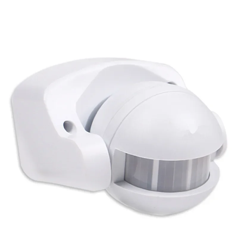 AC 220V-240V 110V 180 Degree Outdoor IP44 Security PIR Infrared Motion Sensor Detector Movement Switch Max 12m 50Hz 3-2000LUX