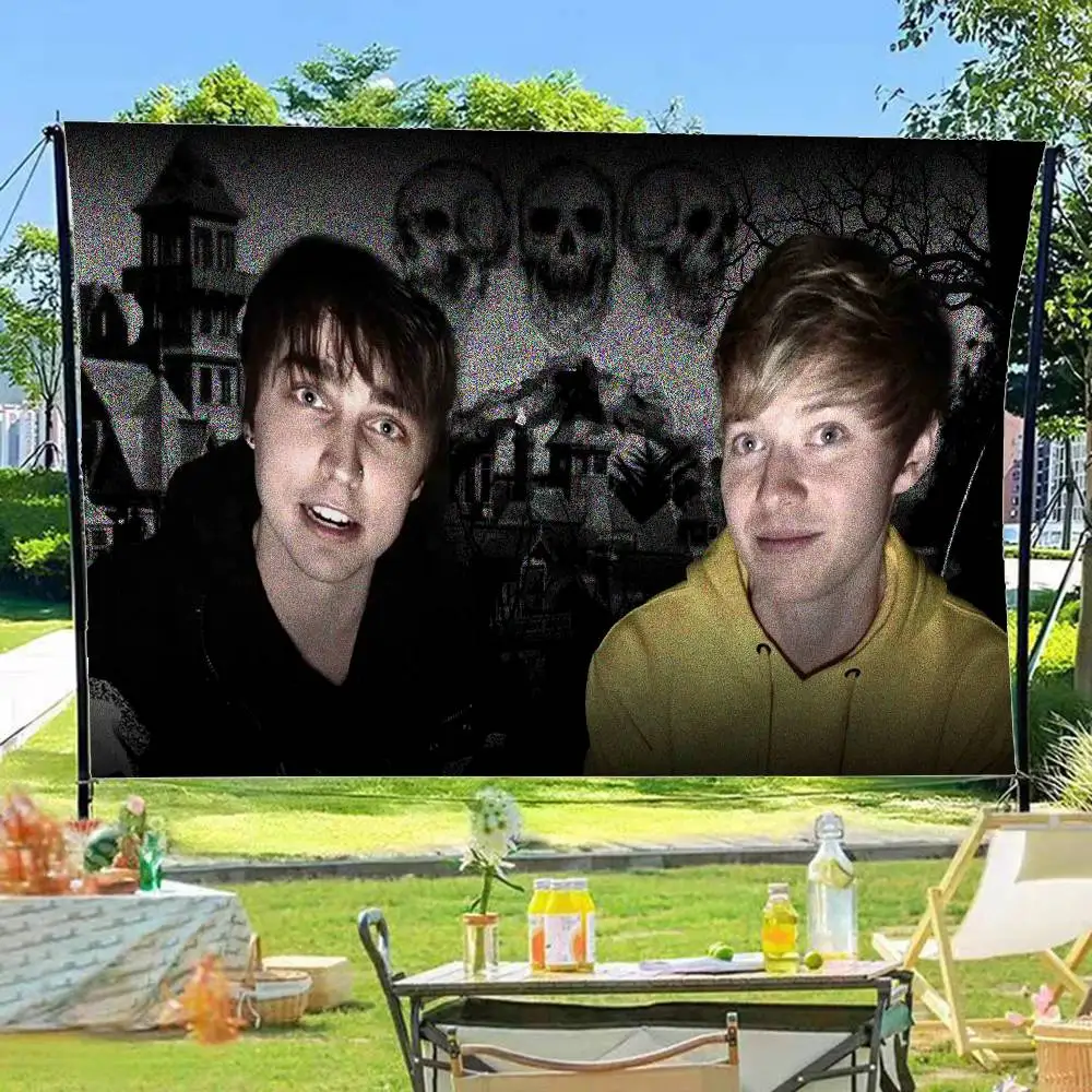 S-Sam And Colby XPLR Large Size Shop Art Promotion Advertising Booth Flag Hanging Banners