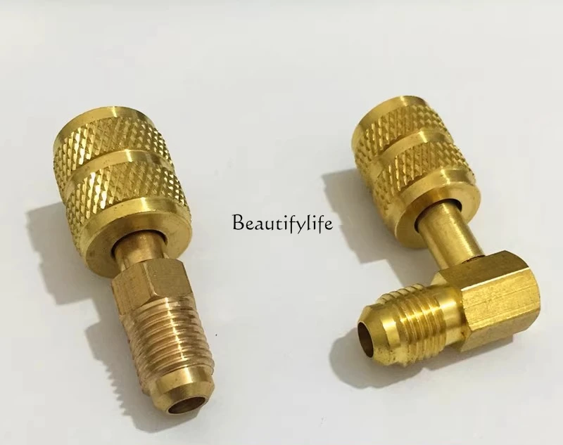 

Automotive parts*Air conditioner fluoride tool accessories R410 R22 liquid pipe connector refrigerant safety valve