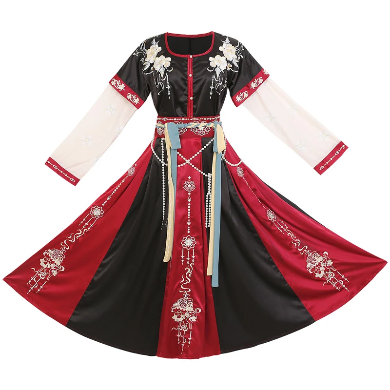 

Original Women's Hanfu Suit Ancient Costume Dresses Formal Birthday Christmas Gift Female Traditional Chinese Dress Hanfu