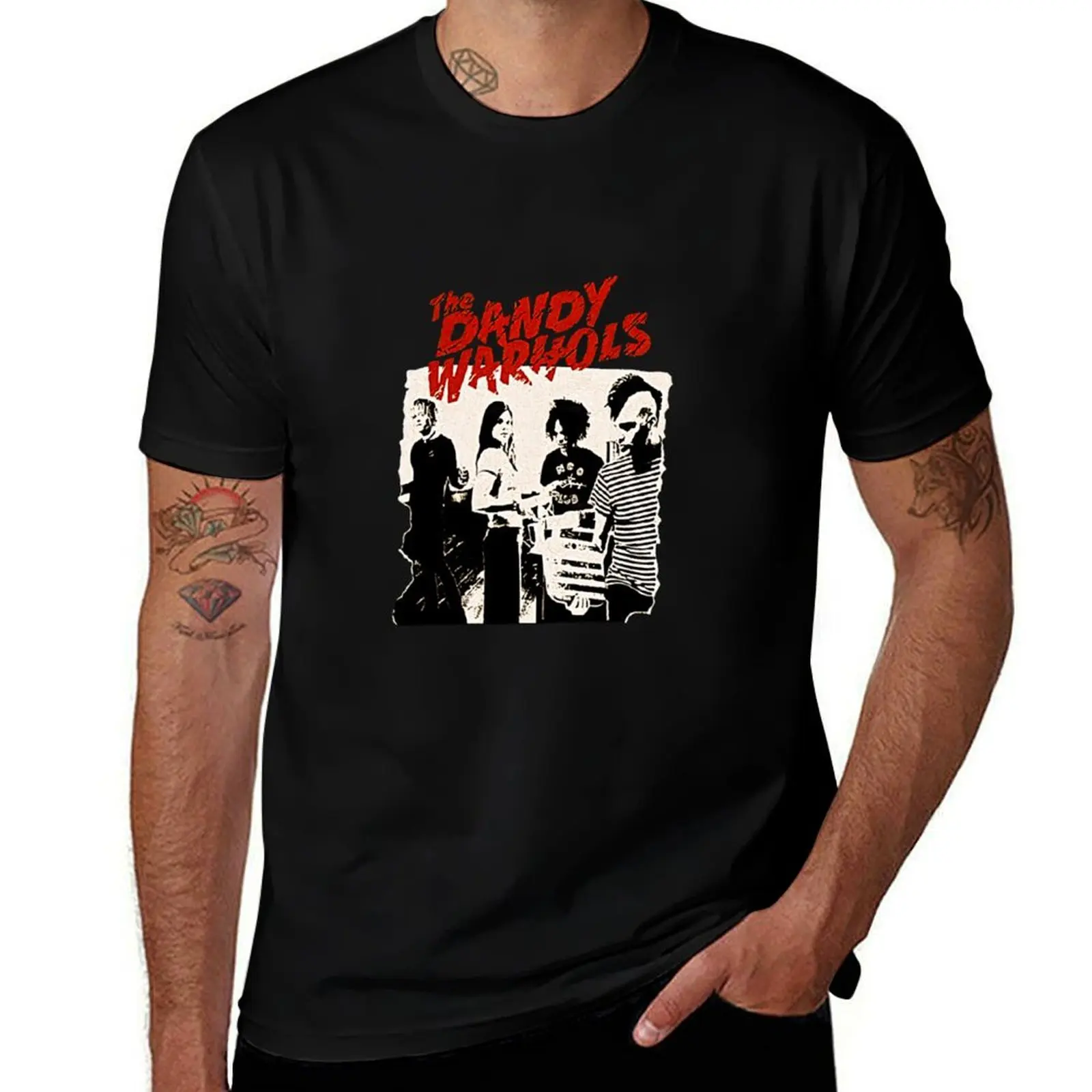 The Dandy Warhols T-Shirt anime tshirt t shirts for man slim fit man t shirt cotton high quality T-shirt