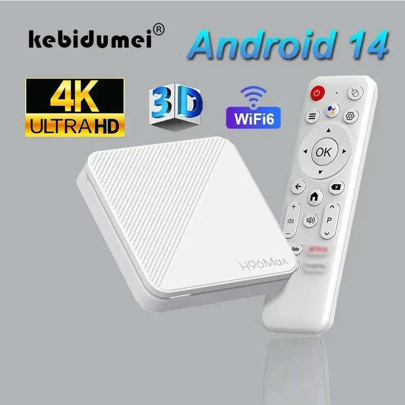 4K 2GB أندرويد 14 صندوق التلفزيون الذكي 8GB/16GB TV Stick HDR10 + Top Box 2.4 جيجا هرتز + 5 جيجا هرتز واي فاي بلوتوث رباعي النواة المنزل الذكي HD مشغل الوسائط