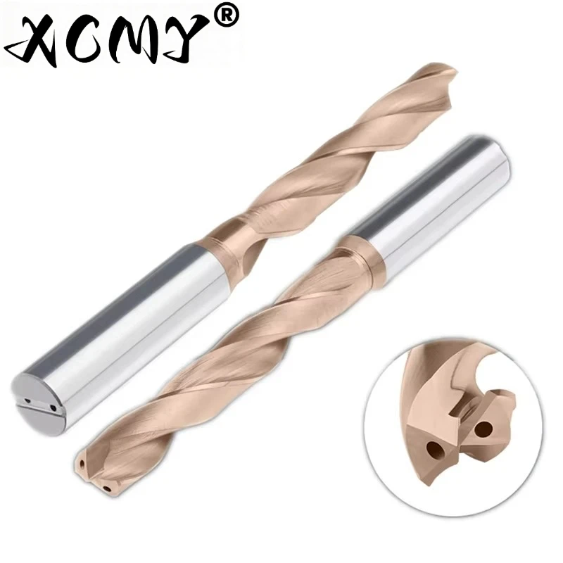 Carbide Bits d1-D16 Shank diameter D4 D6 D8 D10 D12 D14 D16 Internal cooling external cooling Coated drill CNC metal hole drill
