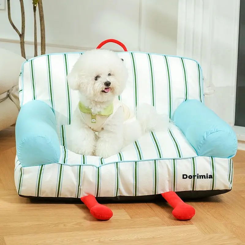 사계절용 강아지 침대 따뜻한 소파형 애완동물 침대 통기성 세탁 가능 중형견용 특수 애완용품 애완동물 액세서리