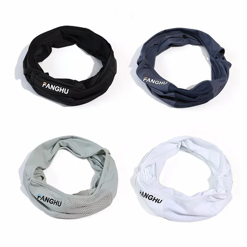 Sun Protection Mask Mesh Breathable Ear Loop Mask Elastic Sunscreen Anti-UV Face Covering Thin Breathable Sports Neck Gaiter image 5