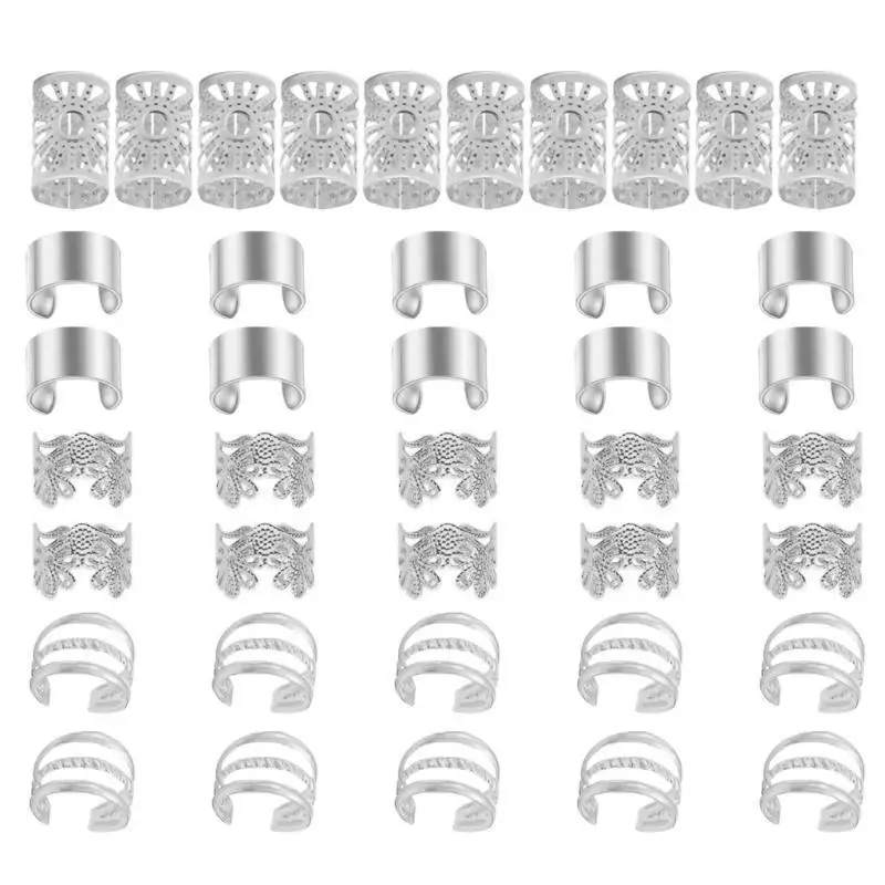 652F Кольца для волос с дредами в виде короны Креативные и модные вечерние аксессуары для волос для добавления моды в вечерние