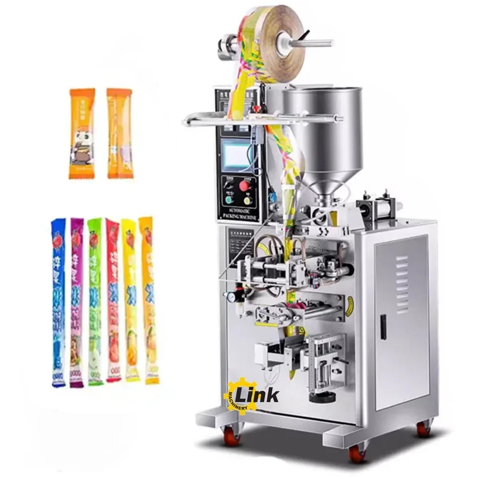 Automatic Honey Filling Machine Drinks Cooking Oil Sachet Peanut Butter Sauce Multifunction Pouch Packing Machines