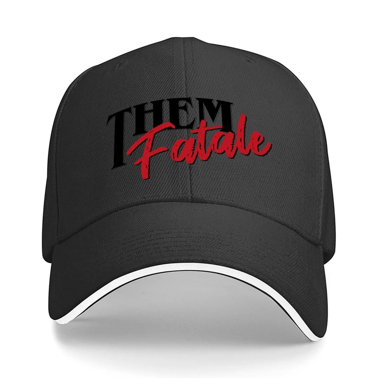

THEM FATALE BLACK Baseball Cap Golf Hat Man hats on offer Ball Cap luxury woman cap Sun Hats For Women Men's