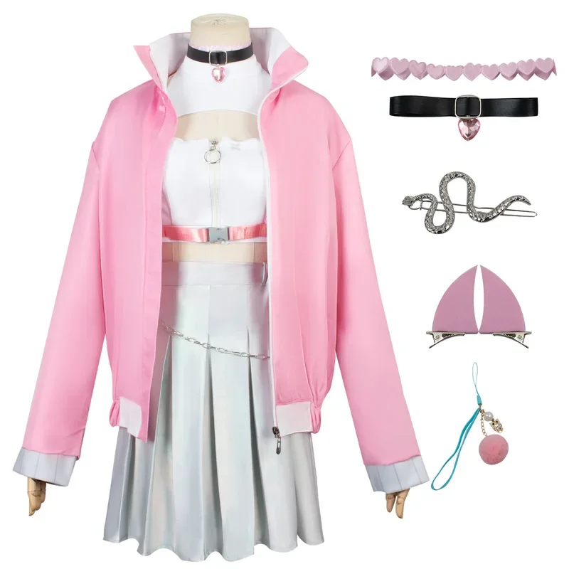 Nikke Viper Cosplay Costume Full Set The Goddess Of Victory Viper Cosplay Costume Wigs Halloween Skirt Suit Women Outfit image 2