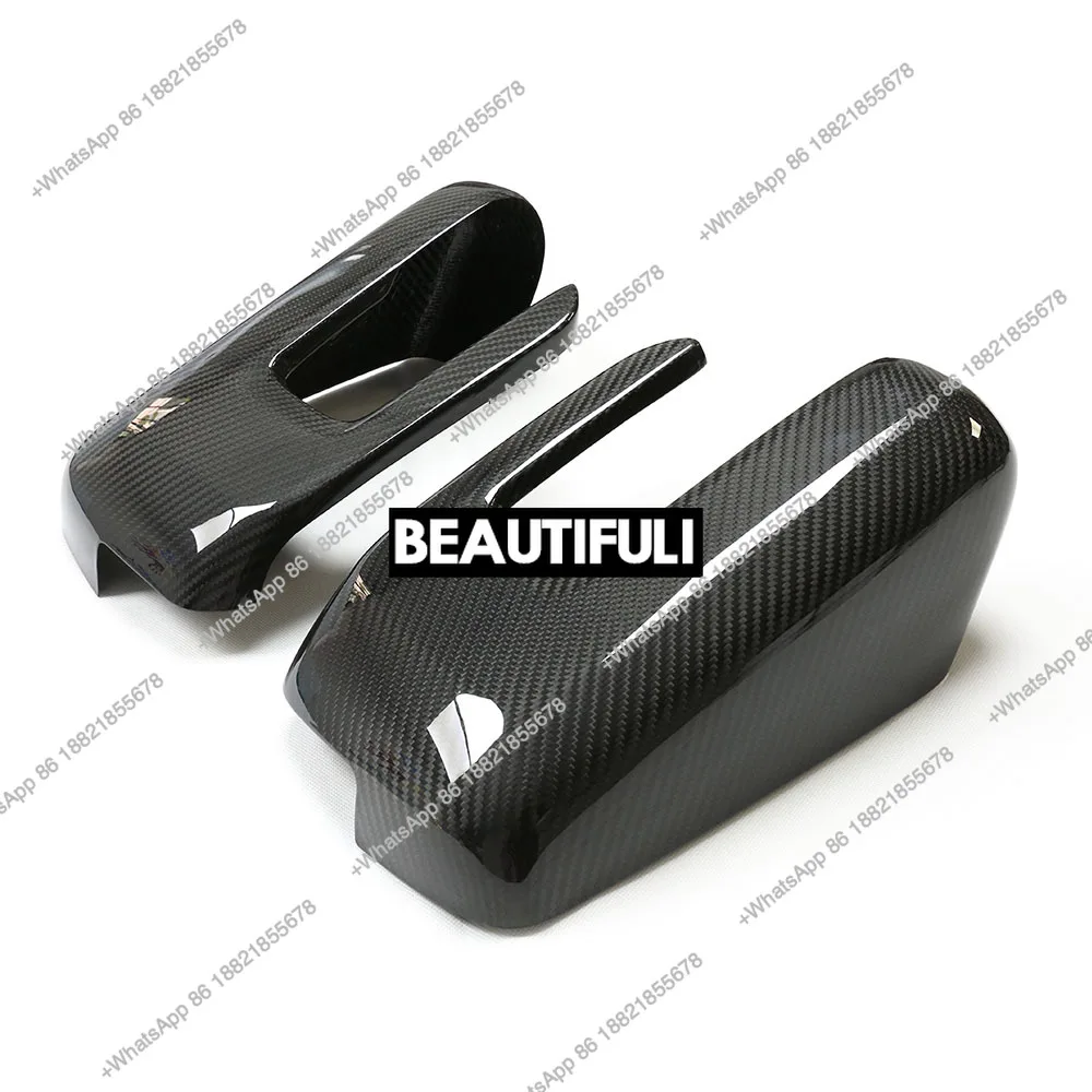 Carbon Fiber Rear View Mirror Cover for  F150 Raptors 2021+ Carbon Side Mirror Housing Caps