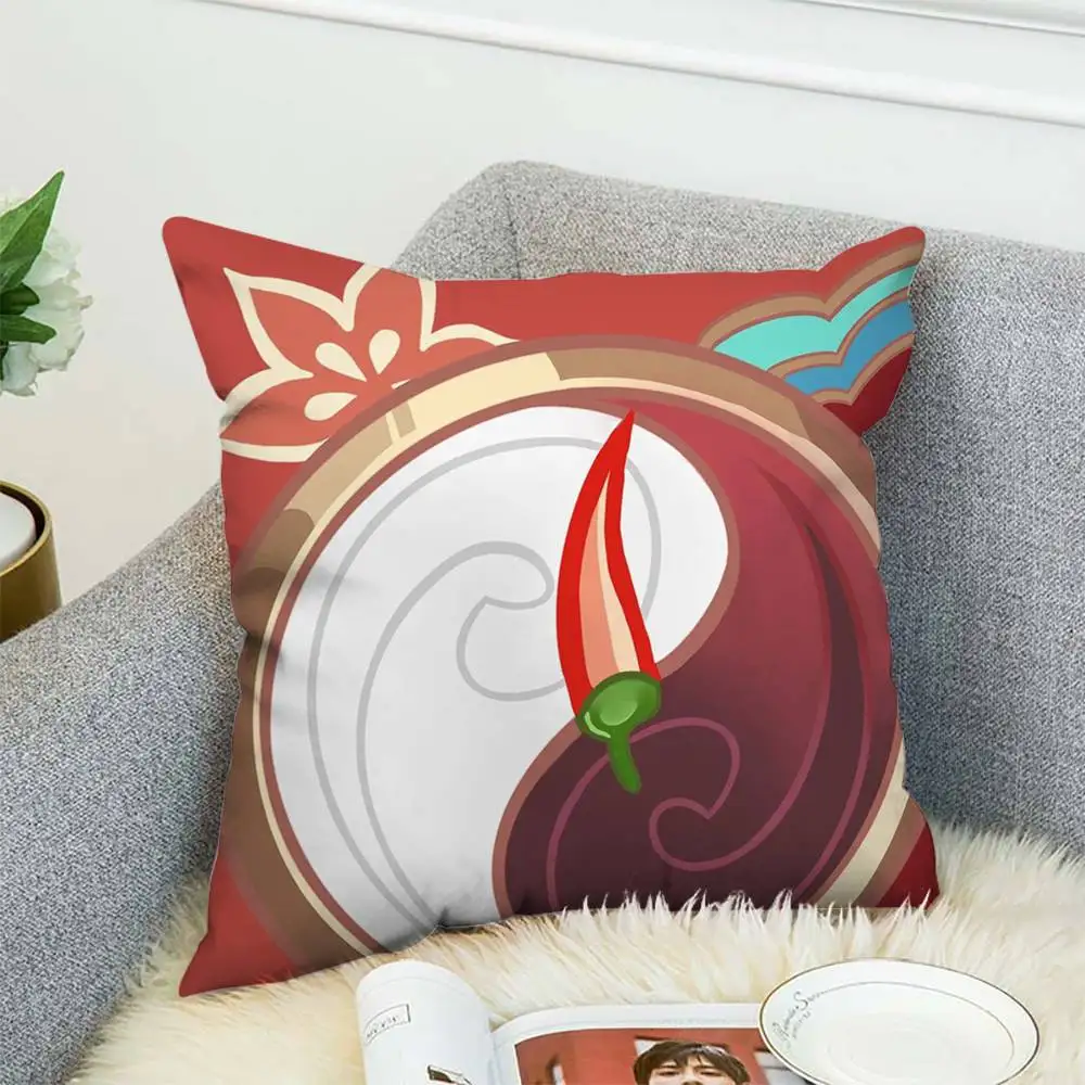 

Honkai Star Rail Jiaoqiu Pillow Case Luxury Double-sided For Car Pillows 45x45 Cushions Cover Home And Decoration Sofa Pillowcas