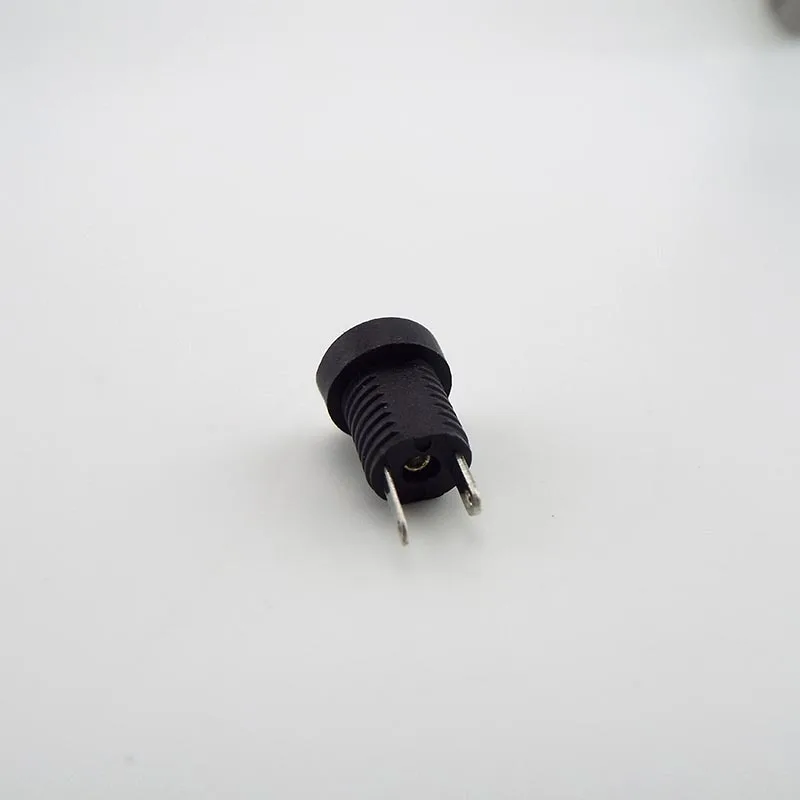 DC022B 5,5 x 2,1 mm Gniazdo zasilania DC Złącze żeńskie DC 2 Zacisk 2-pinowe Złącze do montażu panelowego Adapter wtyczki 5,5 * 2,5 — zdjęcie 6