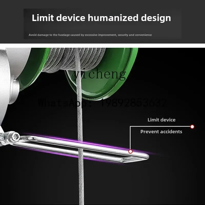 رافعة كهربائية مصغرة A3 رافعة منزلية صغيرة متعددة الوظائف للتحكم عن بعد #4