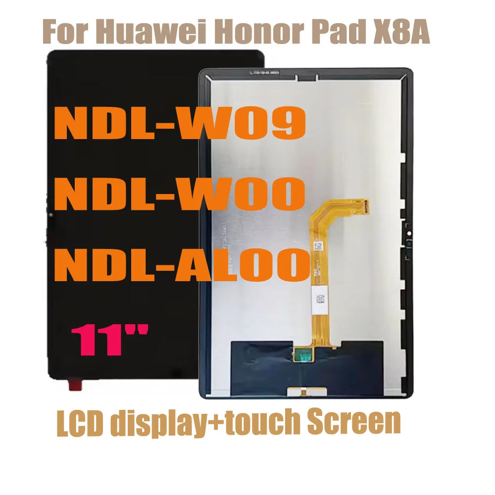 

11-дюймовый ЖК-дисплей для Huawei Honor Pad X8A NDL-W09 NDL-W00 NDL-AL00, замена ЖК-дисплея и сенсорного экрана