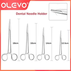 OLEVO Dental Surgical Needle Holder Pliers Stainless Steel Autoclavable Orthodontic Forcep Tweezer Instrument Odontologia Tool