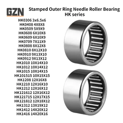 10PCS Stamped outer ring needle Roller bearing HK Series HK0306 HK0408 0508 0509 0607 0608 0609 0610 0612 0708