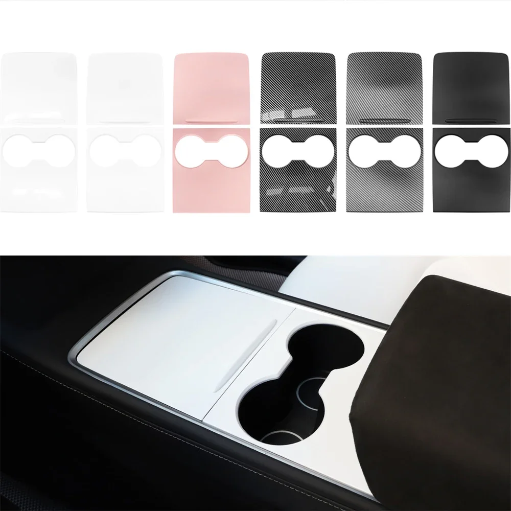 

Car Central Control Panel cover Trim For Tesla Model 3 Y Protection Retrofit film Interior Decoration Console Sticker Accessorie