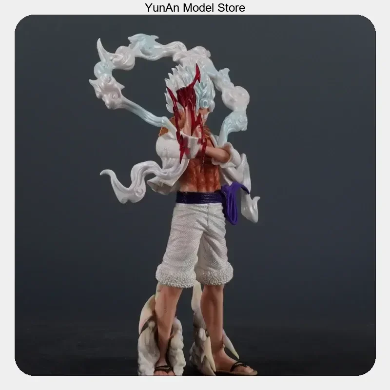 

Anime Figure Statue Model Collection Desktop Decoration Ornament 25cm One Piece Luffy Sun God Nika G5 Standing Position