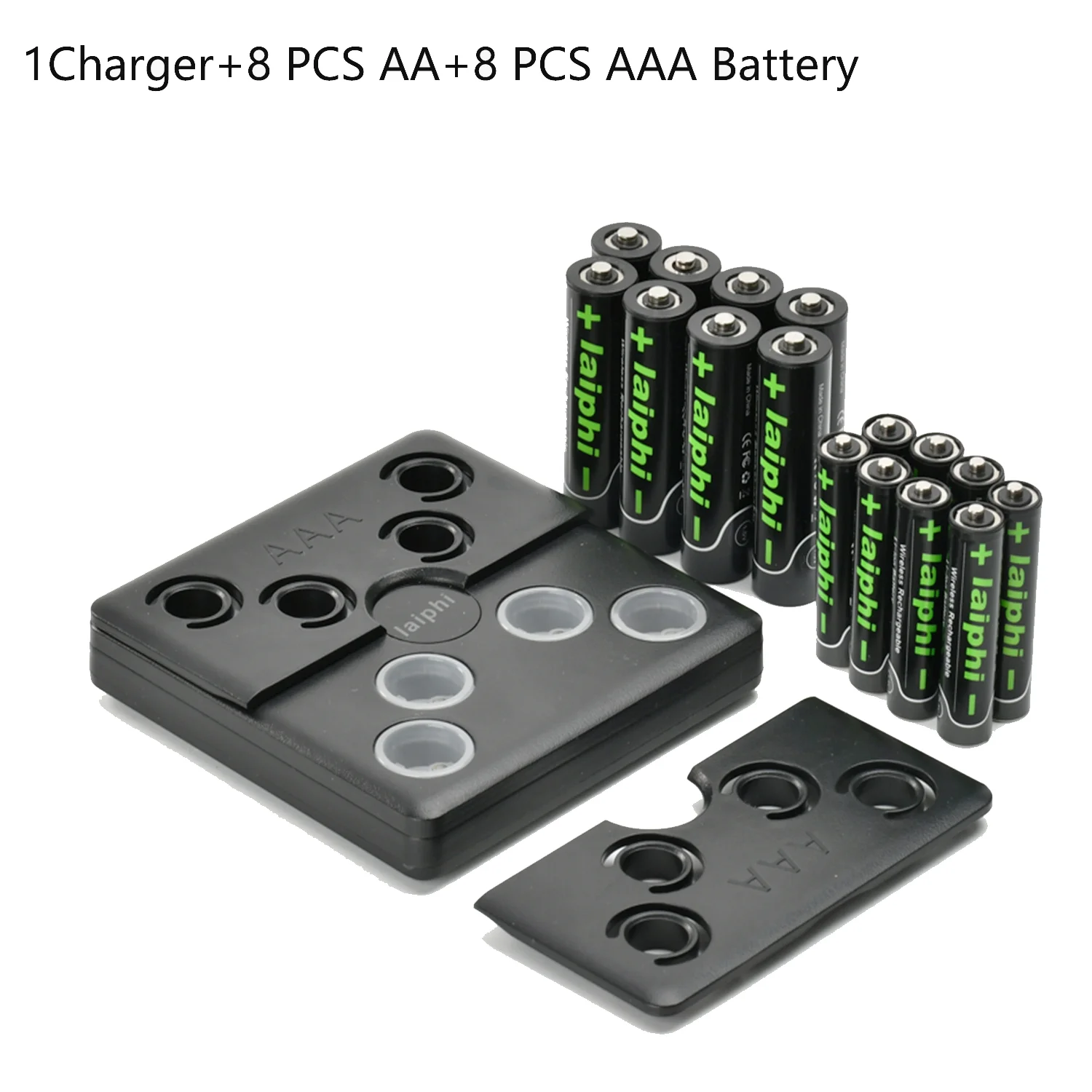 Laiphi 1.5V AA Rechargeable Battery and Charger Max 3.5A Output Current for Hunting Camera Blink Camera Door Lock Factory Outlet