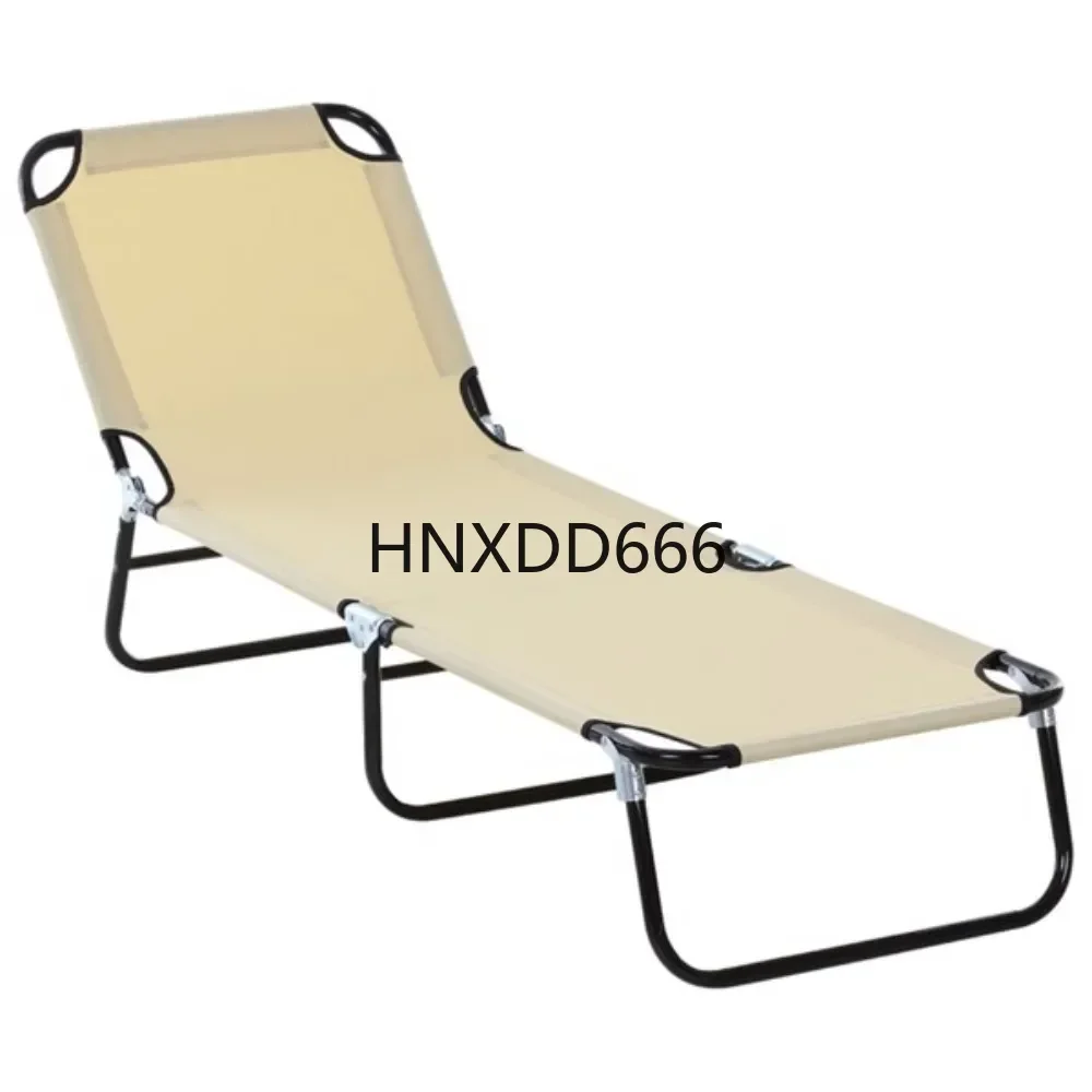 

Fold-out recliner / beach chair waterproof powder-coated steel foldable design for easy transport and comfortable headrest