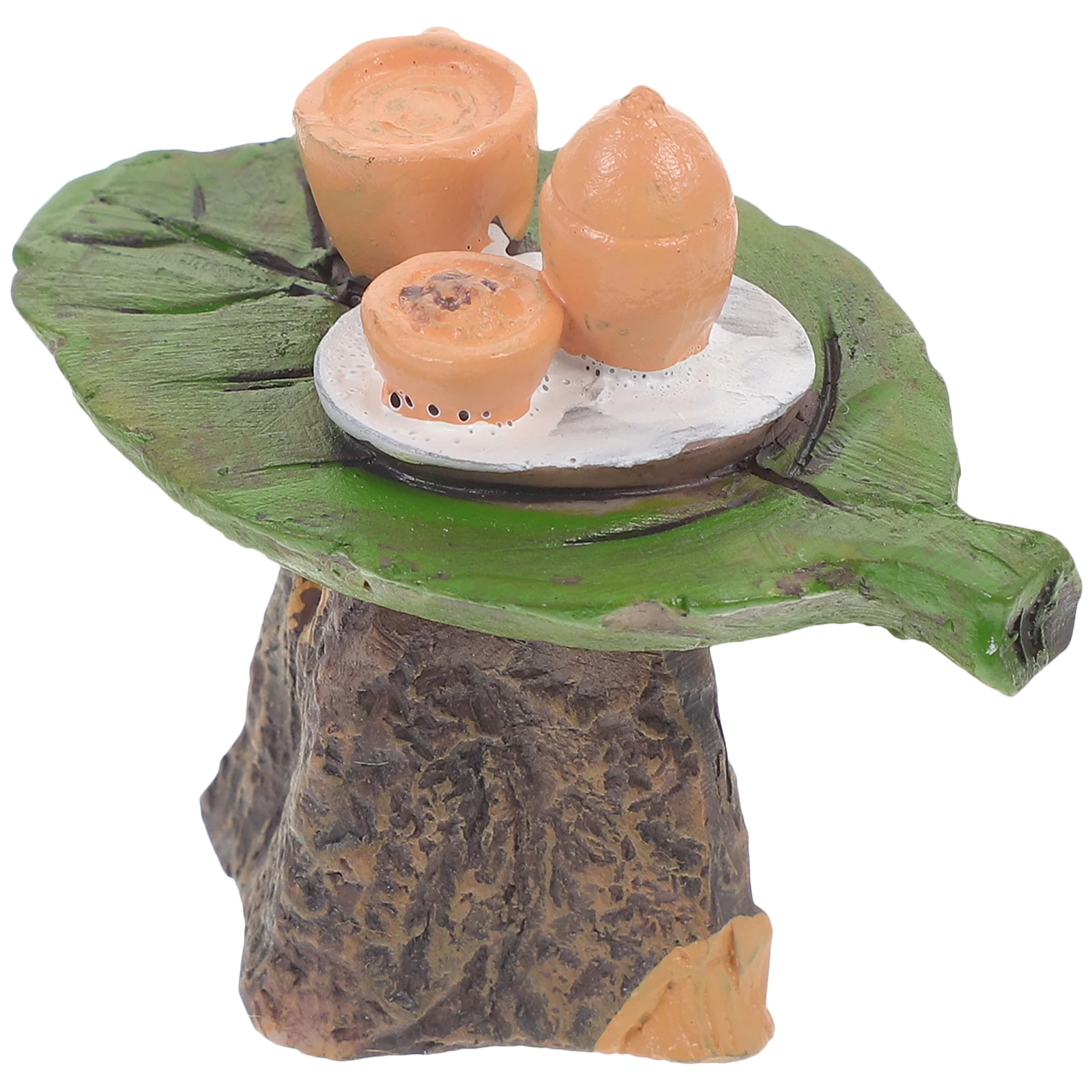 Micro Landscape Ornament Mini House Garden Ornaments Resin Tea Table Decoration Decorations