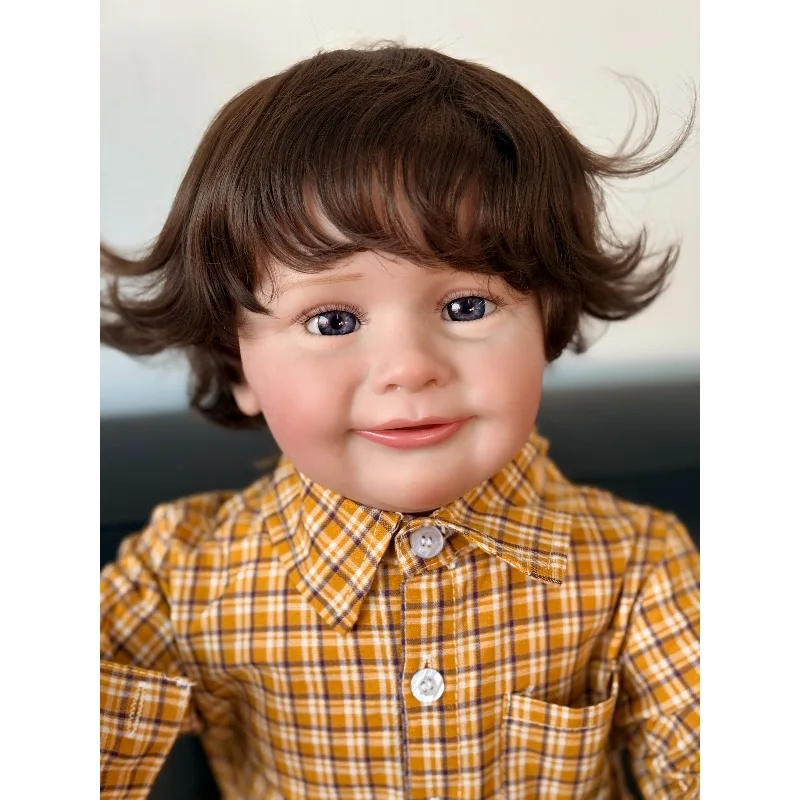 64cm Zoe  Silicone Baby Doll  Hand Detailed Painting with Visible Veins Soft Touch Cotton Body Reborn Doll