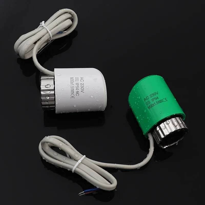 Thermal Actuator NC 230V for Underfloor Heating Manifold Normally Closed / Open Electric