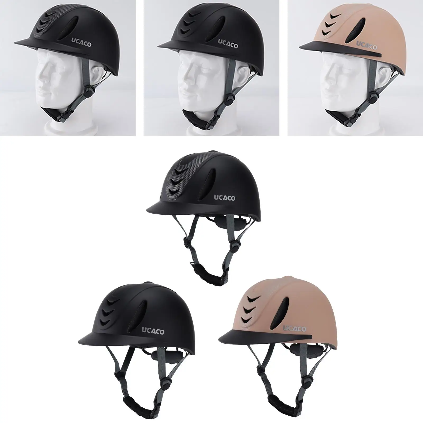 Horse Riding Helmet Equestrian Equipment Breathable Lightweight Shockproof for Equestrian Riders Equestrian Hat for Men Women